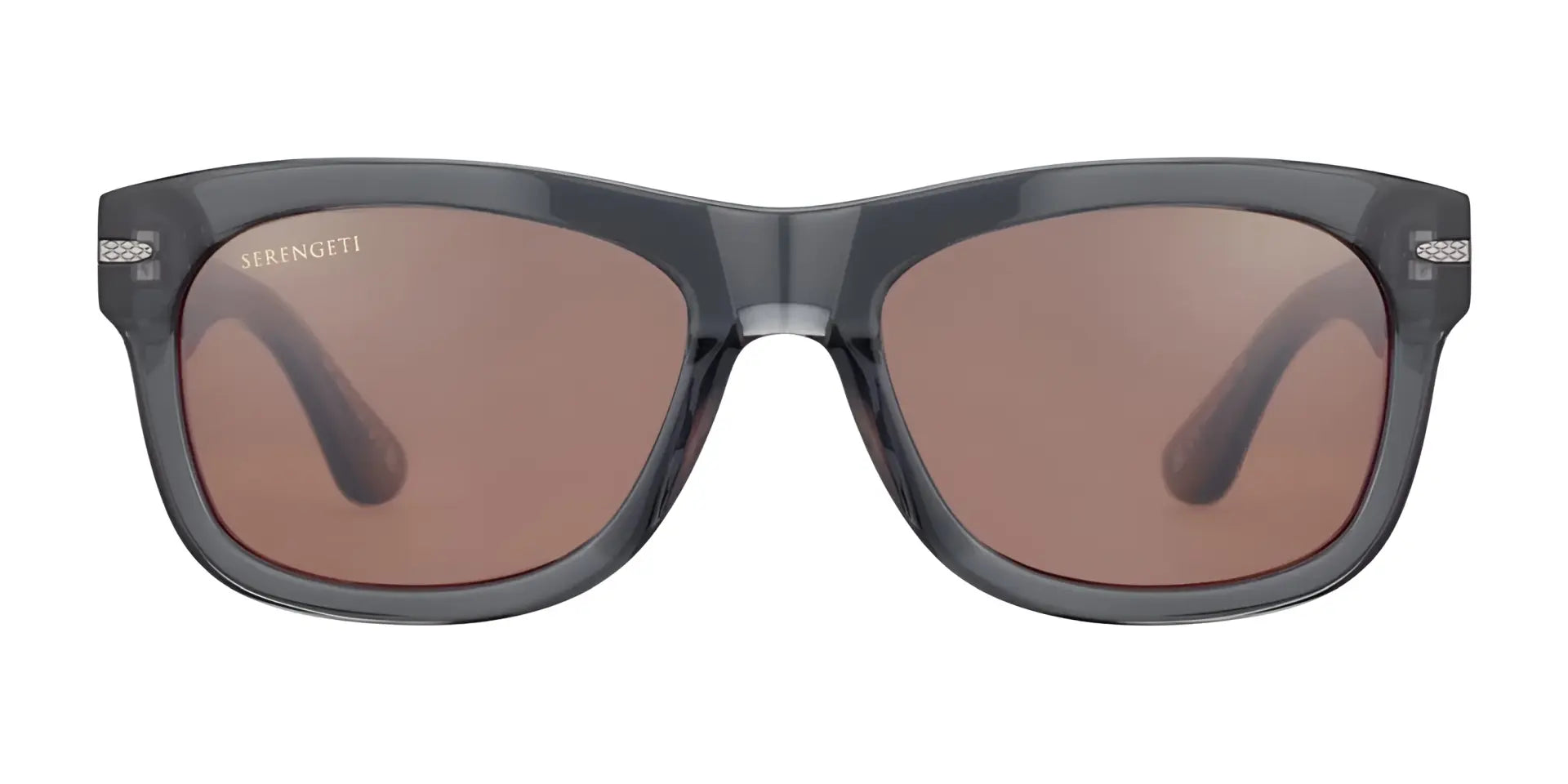 Serengeti FOYT Sunglasses Shiny Crystal Grey / Mineral Polarized Drivers Cat 2 to 3