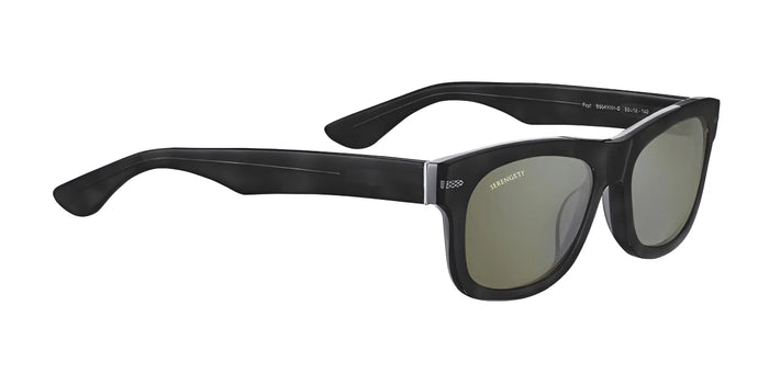Serengeti FOYT Sunglasses | Size 53 / Shiny Black Transparent Layer / Mineral Non Polarized 555nm Cat 2 to 3