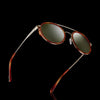 Serengeti GEARY Sunglasses | Size 52 / Bold Gold Red Streacky Acetate / Mineral Polarized Drivers Gold Cat 3 to 3
