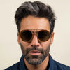Serengeti GEARY Sunglasses | Size 52 / Bold Gold Red Streacky Acetate / Mineral Polarized Drivers Gold Cat 3 to 3