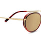 Bold Gold Red Streacky Acetate