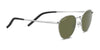 Serengeti HAMEL Sunglasses | Size 50 / Shiny Silver / Mineral Polarized 555nm Cat 3 to 3