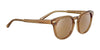 Serengeti HAVAH Sunglasses | Size 51 / Shiny Crystal Caramel Brown / Mineral Polarized Drivers Cat 2 to 3