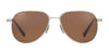 Serengeti HAYWOOD S Sunglasses | Size 55 / Shiny Light Gold / Mineral Non Polarized 555nm Cat 2 to 3