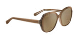 Serengeti HAYWORTH Sunglasses Shiny Crystal Caramel Brown / Mineral Non Polarized Drivers Gradient Cat 2 to 3 B4