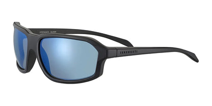 Serengeti HEXT Sunglasses Matte Black / Saturn Polarized 555nm Blue Cat 2 to 3 B8
