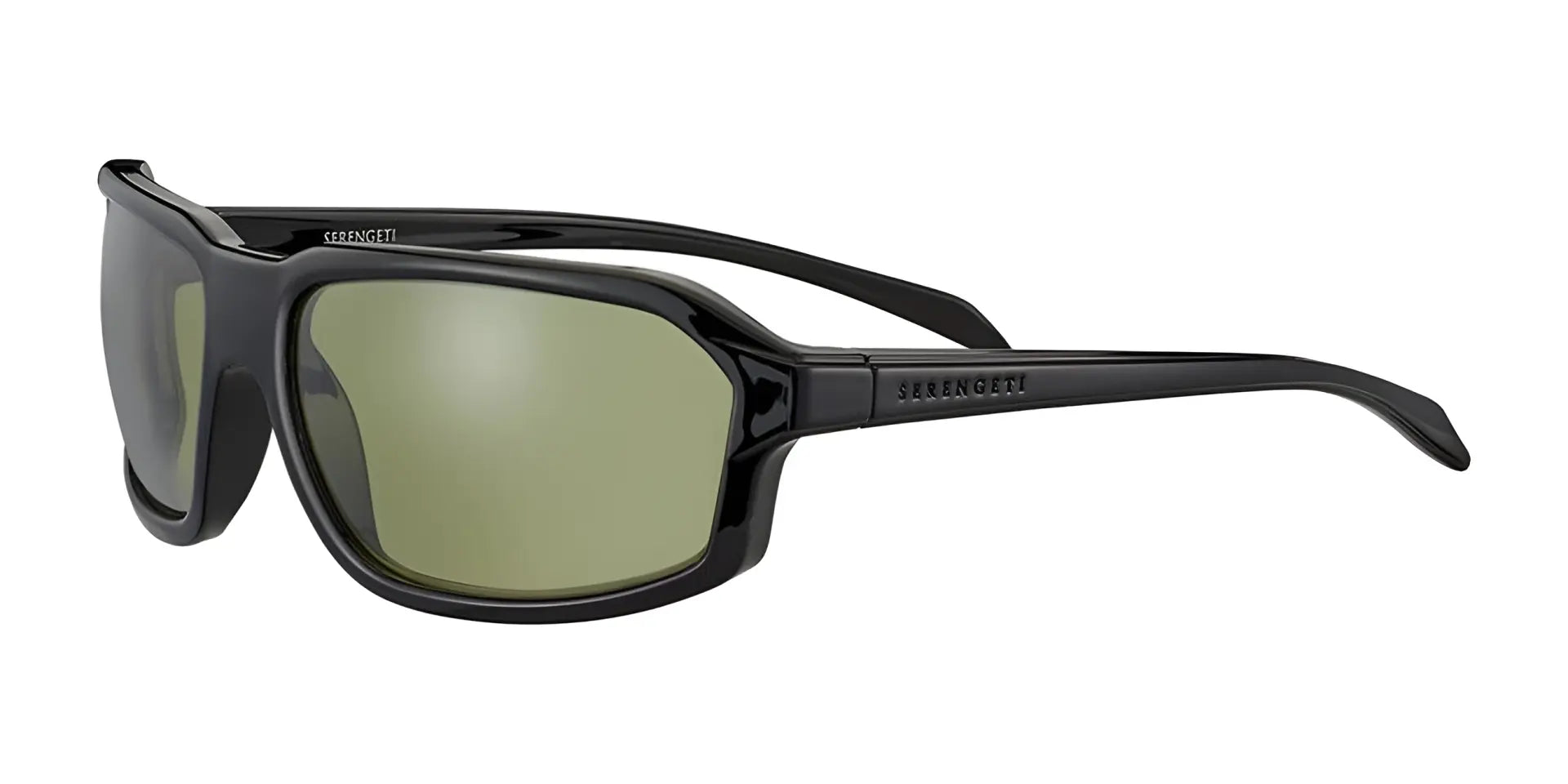 Serengeti HEXT Sunglasses Shiny Black Transparent Layer / Saturn Photochromic 555nm Cat 2 to 3 B8