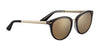 Serengeti JODIE Sunglasses | Size 52 / Shiny Black Transparent Layer / Mineral Polarized Drivers Gold Cat 3 to 3