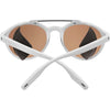 Serengeti LEANDRO GLACIER Sunglasses / Matte Black with Matte Black Metal Insert / Mineral Polarized Sedona Bi Mirror Cat 3 to 3 / Size 53