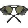 Serengeti LEANDRO GLACIER Sunglasses / Matte Black with Matte Black Metal Insert / Mineral Polarized Sedona Bi Mirror Cat 3 to 3 / Size 53