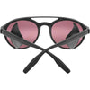 Serengeti LEANDRO GLACIER Sunglasses / Matte Black with Matte Black Metal Insert / Mineral Polarized Sedona Bi Mirror Cat 3 to 3 / Size 53