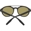 Serengeti LEANDRO Sunglasses / Matte Dark Gray with Matte Dark Gunmetal Metal Insert / Mineral Polarized 555nm Blue Cat 2 to 3 / Size 53
