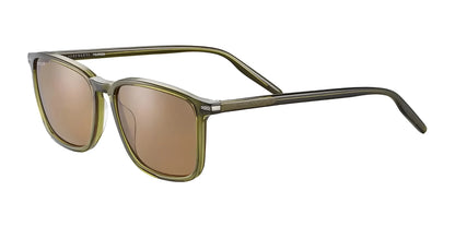 Serengeti LENWOOD Sunglasses Shiny Crystal Dark Green / Mineral Polarized Drivers Cat 2 to 3