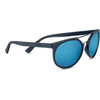 Serengeti LERICI Sunglasses / Matte Dark Gray/Matte Dark Gunmetal / Mineral Polarized 555nm Blue Cat 2 to 3 / Size 54