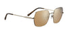 Serengeti LOY Sunglasses | Size 56 / Shiny Light Gold / Mineral Polarized Drivers Gold Cat 3 to 3