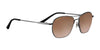 Serengeti LUNGER Sunglasses | Size 55 / Shiny Dark Gunmetal / Mineral Polarized Drivers Gradient Cat 2 to 3 B4
