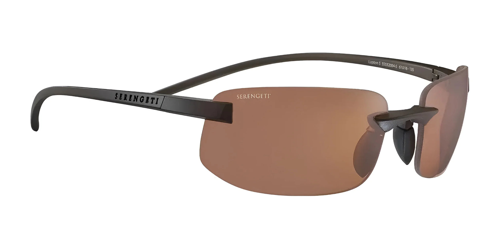 Serengeti Lupton Sunglasses Shiny Dark Brown / PhD 2.0 Polarized Drivers Cat 2 to 3