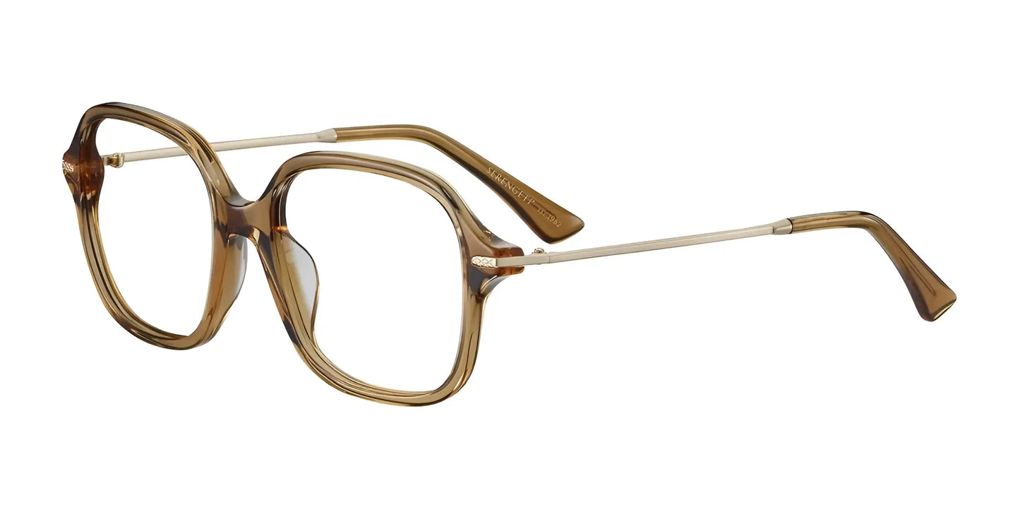 Serengeti NANCIE Eyeglasses Shiny Crystal Caramel Brown & Shiny Light Gold