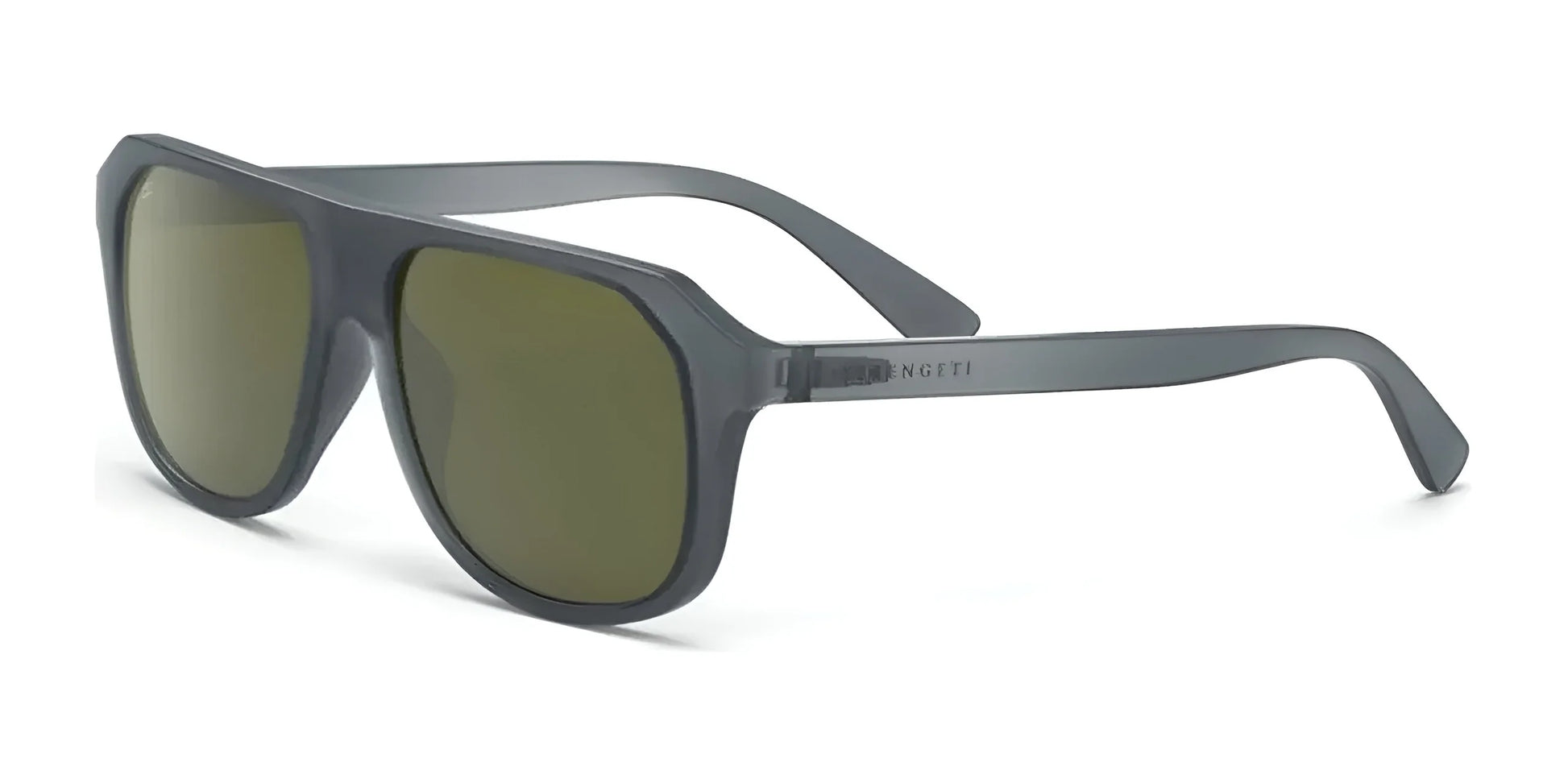 Serengeti OATMAN Sunglasses Rubberised Grey / Saturn 555nm Cat 2 to 3
