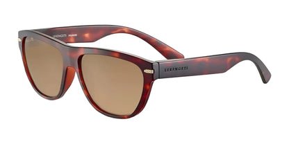 Serengeti PANCHO Sunglasses Red Tortoise Matte / Mineral Polarized Drivers Cat 2 to 3