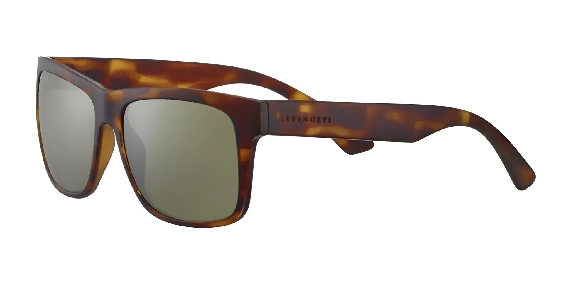 Serengeti POSITANO Sunglasses Matte Tortoise / Mineral Polarized 555nm Cat 3 to 3