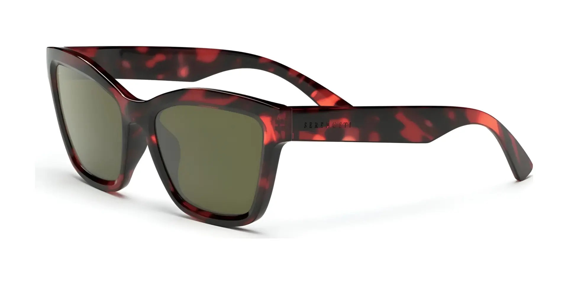 Serengeti ROLLA Sunglasses Red Tortoise Shiny / Saturn Polarized 555nm Cat 2 to 3
