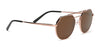 Serengeti RYAN Sunglasses / Shiny Light Gold / Mineral Polarized 555nm Cat 3 to 3
