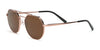 Serengeti RYAN Sunglasses / Shiny Light Gold / Mineral Polarized 555nm Cat 3 to 3
