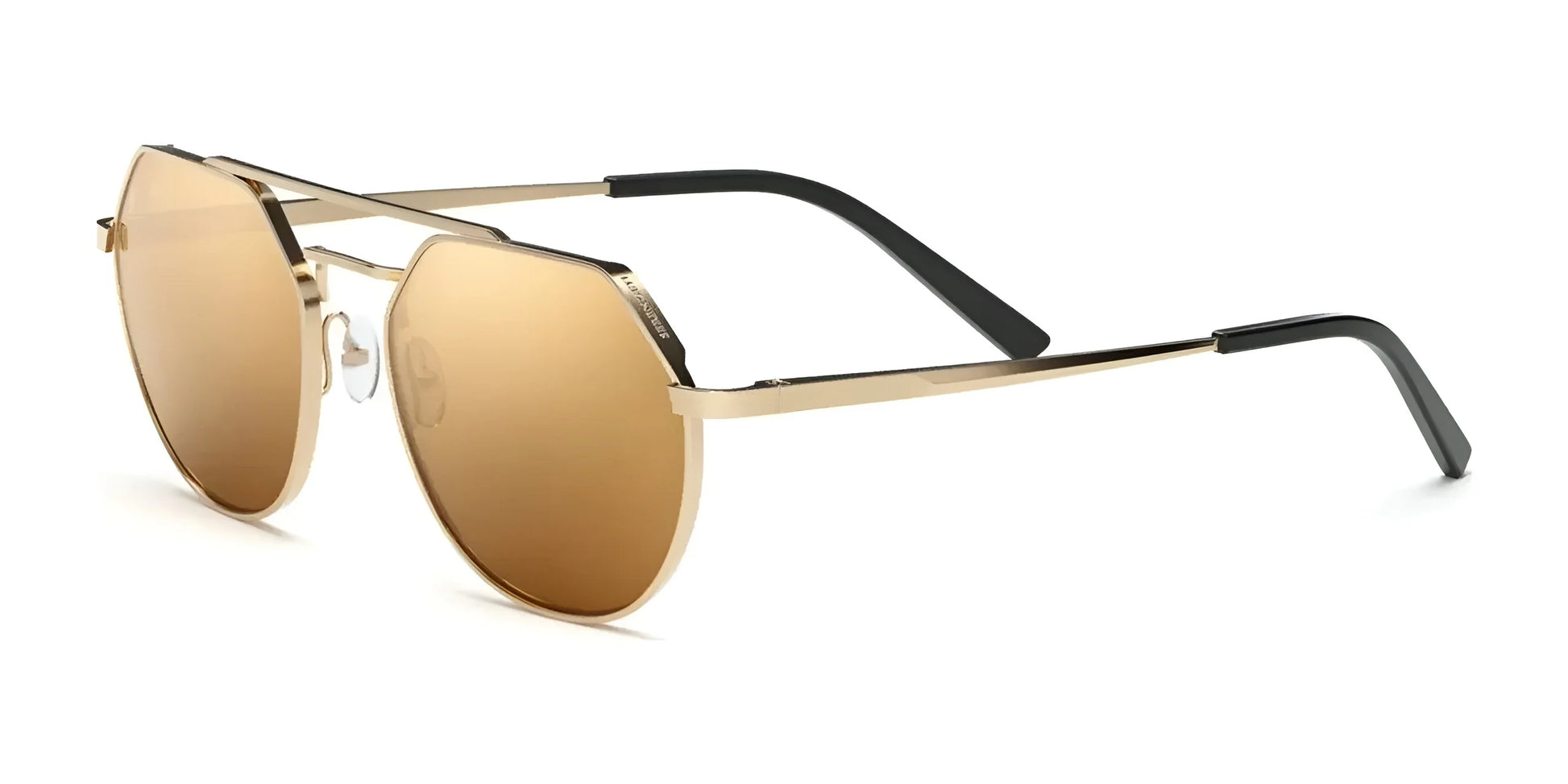 Serengeti SHELBY Sunglasses Shiny Light Gold / Saturn Polarized Drivers Gold Cat 2 to 3