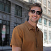 Serengeti SHELTON Sunglasses | Size 64 / Matte Light Gold / Mineral Non Polarized Drivers Cat 2 to 3
