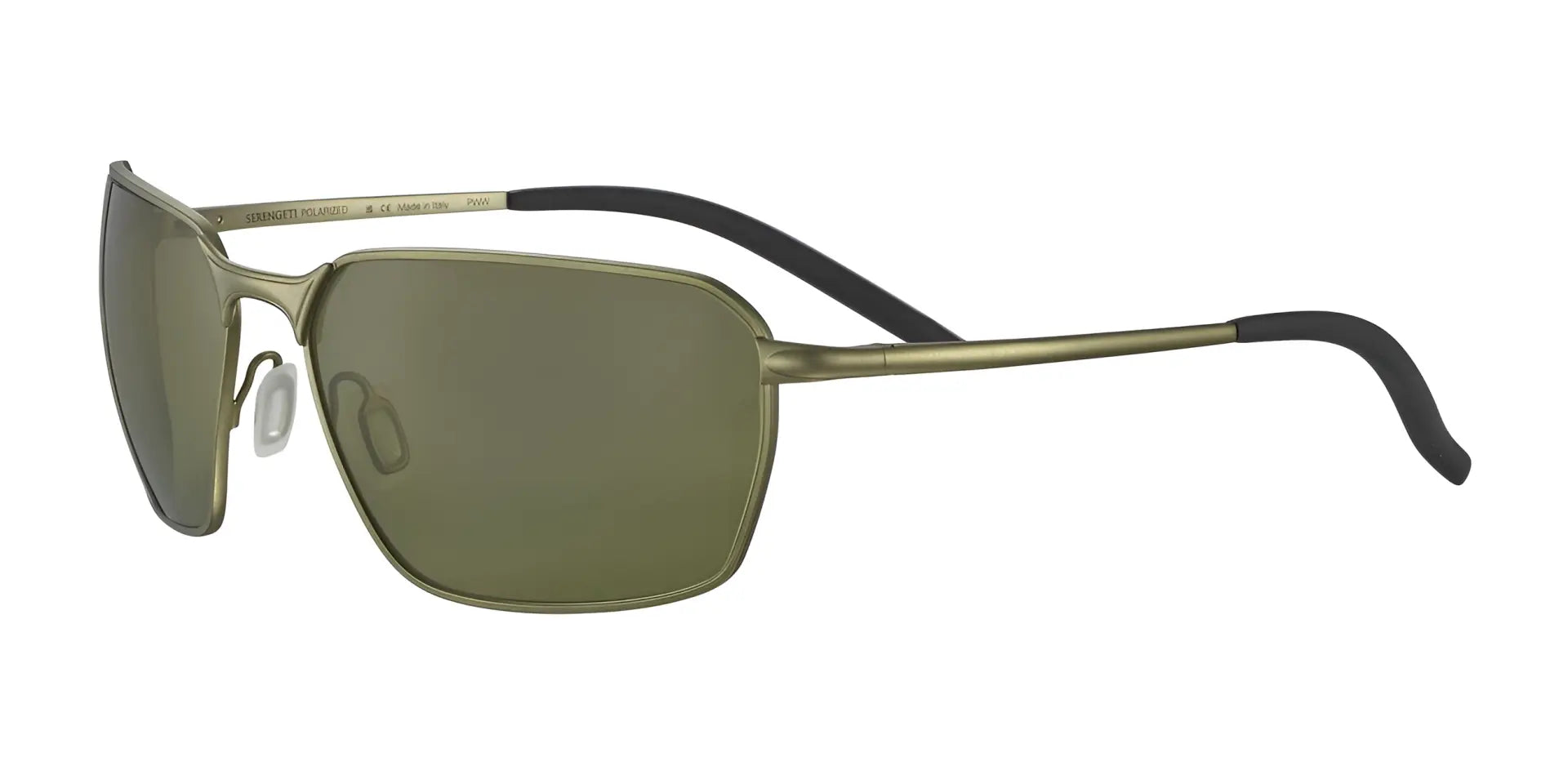 Serengeti SHELTON Sunglasses Matte Khaki / Mineral Polarized 555nm Cat 3 to 3