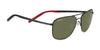 Serengeti SPELLO Sunglasses | Size 58 / Shiny Black / Mineral Polarized 555nm Cat 3 to 3