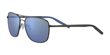 Serengeti SPELLO Sunglasses Black Black Blue Matte / Mineral Polarized 555nm Blue Cat 2 to 3