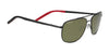 Serengeti TELLARO Sunglasses | Size 60 / Shiny Black / Mineral Polarized 555nm Cat 3 to 3