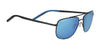 Serengeti TELLARO Sunglasses | Size 60 / Black Black Blue Matte / Mineral Polarized 555nm Blue Cat 2 to 3