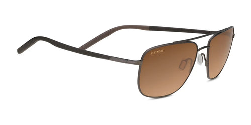 Serengeti TELLARO Sunglasses / Size 60 / Shiny Black / Mineral Polarized 555nm Cat 3 to 3