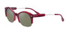 Serengeti VINITA Sunglasses | Size 50 / Red Streaky / Mineral Polarized 555nm Cat 3 to 3