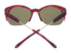 Serengeti VINITA Sunglasses | Size 50 / Red Streaky / Mineral Polarized 555nm Cat 3 to 3