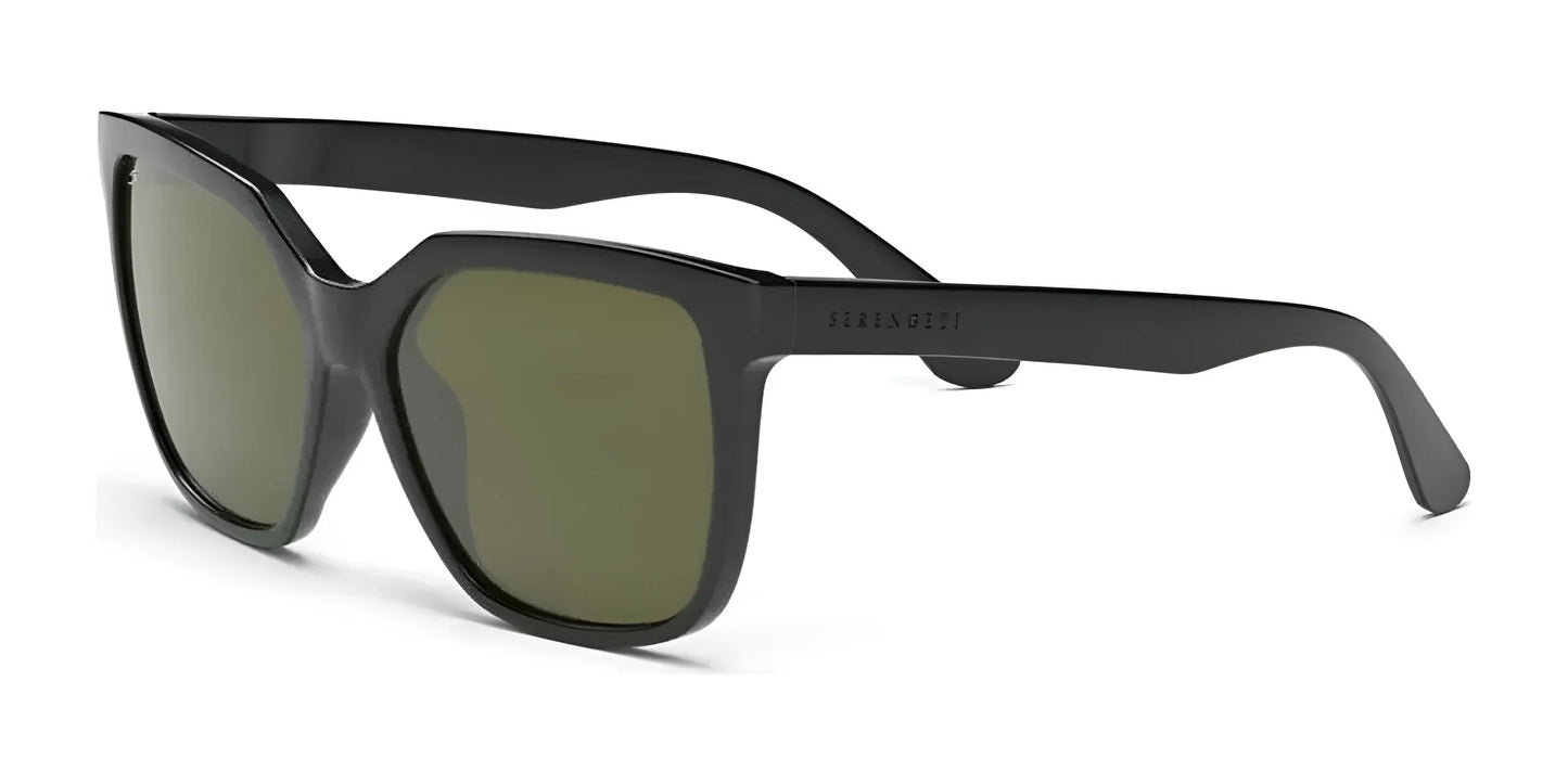 Serengeti WAKOTA Sunglasses Shiny Black / Saturn Polarized 555nm Cat 2 to 3