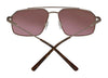 Serengeti WAYNE Sunglasses | Size 57 / Shiny Light Gold / Mineral Non Polarized 555nm Cat 2 to 3