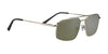 Serengeti WAYNE Sunglasses | Size 57 / Shiny Dark Gunmetal / Mineral Polarized 555nm Blue Cat 2 to 3
