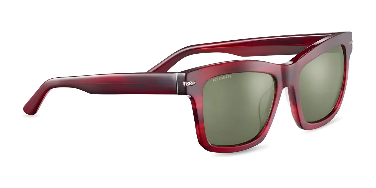 Serengeti Winona Sunglasses Red Streaky / Mineral Polarized 555nm Cat 3 to 3