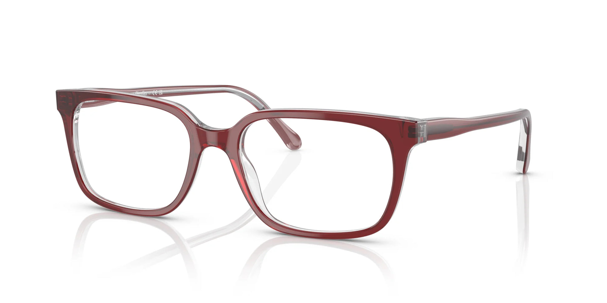 Sferoflex SF1151 Eyeglasses Top Bordeaux On Transparent