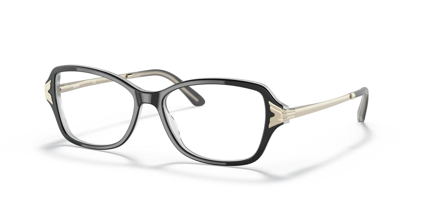 Sferoflex SF1576 Eyeglasses Top Black On Ice