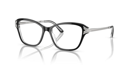 Sferoflex SF1577 Eyeglasses Top Black On Transparent