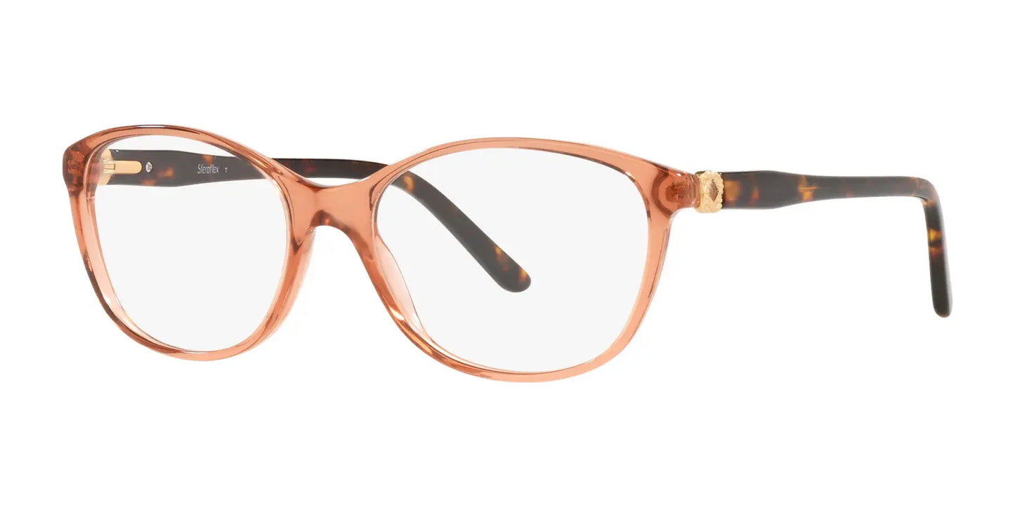 Sferoflex SF1548 Eyeglasses Transparent Brown