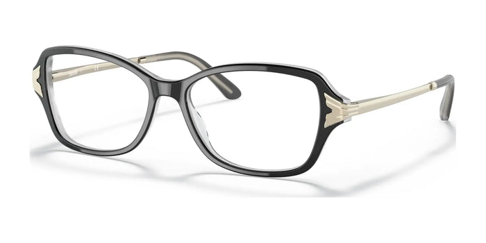 Sferoflex SF1576 Eyeglasses / Top Black On Ice №C555 / Size 52