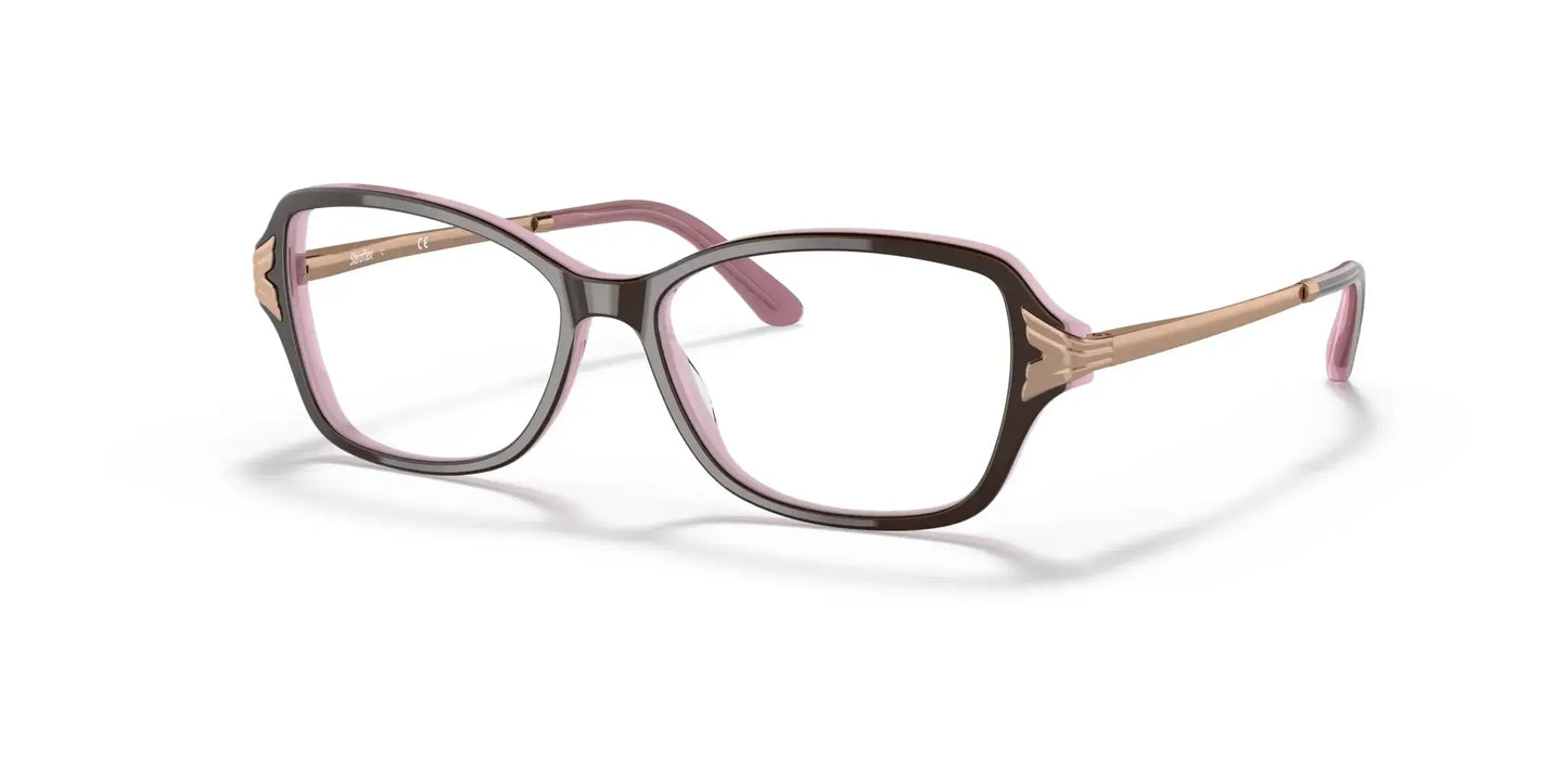 Sferoflex SF1576 Eyeglasses Top Plum On Opal Pink