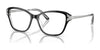 Sferoflex SF1577 Eyeglasses / Top Black On Transparent №C388 / Size 51