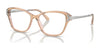 Sferoflex SF1577 Eyeglasses / Light Brown Transparent №C644 / Size 53